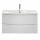 Мебель для ванной комнаты подвесная BelBagno ACQUA-900-2C-SO-BL 90см Bianco Lucido Мебель для ванной комнаты подвесная BelBagno ACQUA-900-2C-SO-BL 90см Bianco Lucido