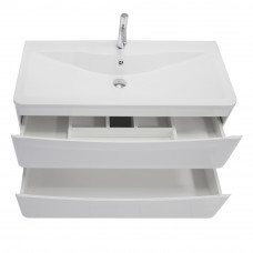 Мебель для ванной комнаты подвесная BelBagno  ACQUA-900-2C-SO-BL 90см Bianco Lucido
