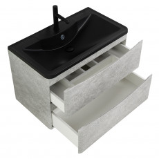 Мебель для ванной комнаты подвесная BelBagno ACQUA-800-2C-SO-CVG 80см Cemento Verona Grigio