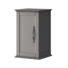 Шкафчик подвесной с одной распашной дверцей, реверсивный Cezares TIFFANY 55246 Grigio Nuvola