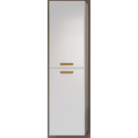 Пенал подвесной Cezares ECO-1500-2A-SC-BL белый глянец с ручками RS156SG.3/96 cатиновое золото Пенал подвесной Cezares ECO-1500-2A-SC-BL белый глянец с ручками RS156SG.3/96 cатиновое золото