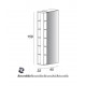 Колонна подвесная реверсная CEZARES 53172 Rovere scuro Soft Колонна подвесная реверсная CEZARES 53172 Rovere scuro Soft
