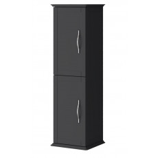 Пенал подвесной с двумя распашными дверцами, реверсивный Cezares TIFFANY 54964 Nero grafite
