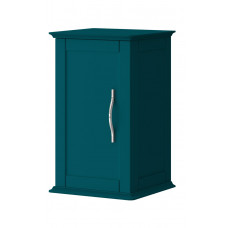 Шкафчик подвесной с одной распашной дверцей, реверсивный Cezares TIFFANY 54962 Blu Petrolio