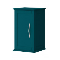 Шкафчик подвесной с одной распашной дверцей, реверсивный Cezares TIFFANY 54962 Blu Petrolio
