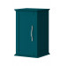 Шкафчик подвесной с одной распашной дверцей, реверсивный Cezares TIFFANY 54962 Blu Petrolio