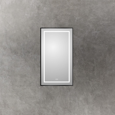 Зеркало BelBagno SPC-KRAFT-500-900-LED-TCH-WARM-NERO Зеркало BelBagno SPC-KRAFT-500-900-LED-TCH-WARM-NERO