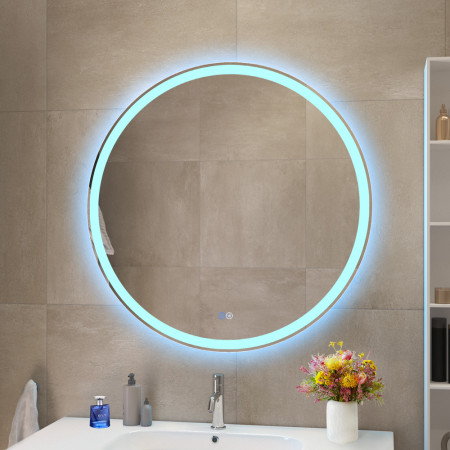 Зеркало Cezares CZR-SPC-MC-800-RGB-TCH с LED подсветкой и RGB подсветкой с сенсорным выключателем и диммером Зеркало Cezares CZR-SPC-MC-800-RGB-TCH с LED подсветкой и RGB подсветкой с сенсорным выключателем и диммером