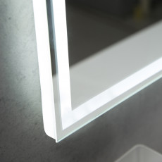 Зеркало BelBagno SPC-GRT-1200-800-LED-TCH-SND со встроенной подсветкой, голосовым управлением и подогревом