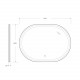 Зеркало Cezares CZR-SPC-GIUBILEO-1100-800-TCH-WARM Зеркало Cezares CZR-SPC-GIUBILEO-1100-800-TCH-WARM