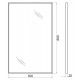 Зеркало BelBagno SPC-AL-500-800 Зеркало BelBagno SPC-AL-500-800
