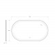 Зеркало Cezares CZR-SPC-GIUBILEO-1400-800-TCH-WARM Зеркало Cezares CZR-SPC-GIUBILEO-1400-800-TCH-WARM