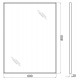Зеркало BelBagno SPC-AL-600-800 Nero Зеркало BelBagno SPC-AL-600-800 Nero