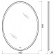 Зеркало BelBagno SPC-VST-600-800-LED-TCH-WARM Зеркало BelBagno SPC-VST-600-800-LED-TCH-WARM