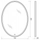 Зеркало BelBagno SPC-VST-750-900-LED-TCH-WARM Зеркало BelBagno SPC-VST-750-900-LED-TCH-WARM