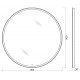 Зеркало BelBagno SPC-RNG-900-LED-TCH-WARM Зеркало BelBagno SPC-RNG-900-LED-TCH-WARM