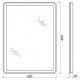 Зеркало BelBagno SPC-MAR-600-800-LED-BTN Зеркало BelBagno SPC-MAR-600-800-LED-BTN