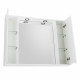 Зеркальный шкаф BelBagno MARINO-SPC-1000/750-2A-BL-P Зеркальный шкаф BelBagno MARINO-SPC-1000/750-2A-BL-P