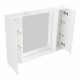Зеркальный шкаф BelBagno MARINO-SPC-1000/750-2A-BL-P Зеркальный шкаф BelBagno MARINO-SPC-1000/750-2A-BL-P