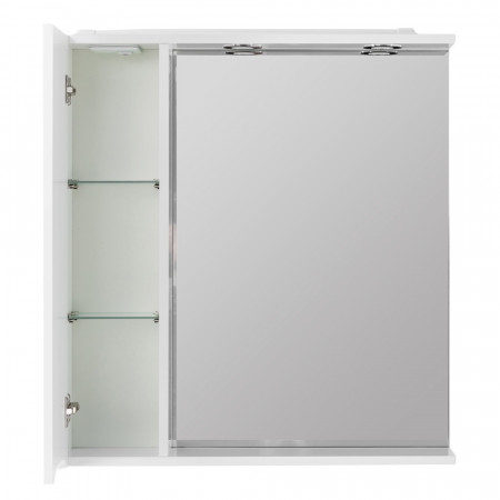 Зеркальный шкаф левосторонний BelBagno MARINO-SPC-600/750-1A-BL-P-L Зеркальный шкаф левосторонний BelBagno MARINO-SPC-600/750-1A-BL-P-L
