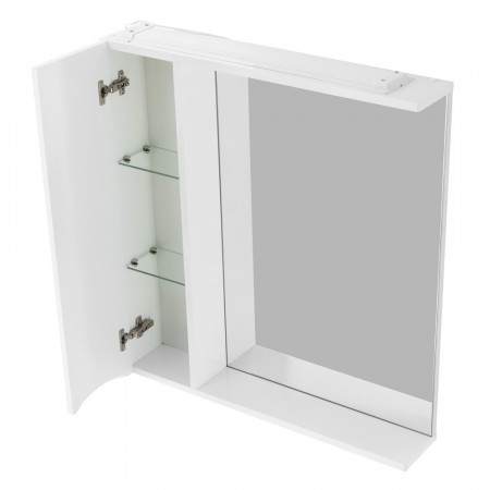Зеркальный шкаф левосторонний BelBagno MARINO-SPC-600/750-1A-BL-P-L Зеркальный шкаф левосторонний BelBagno MARINO-SPC-600/750-1A-BL-P-L